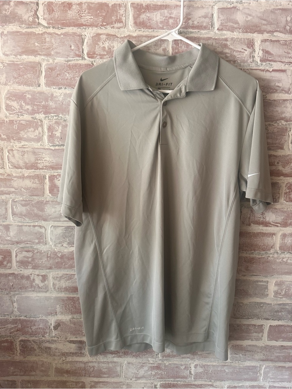 Nike Men's Dri-FIT Polo Shirt - Light Gray
